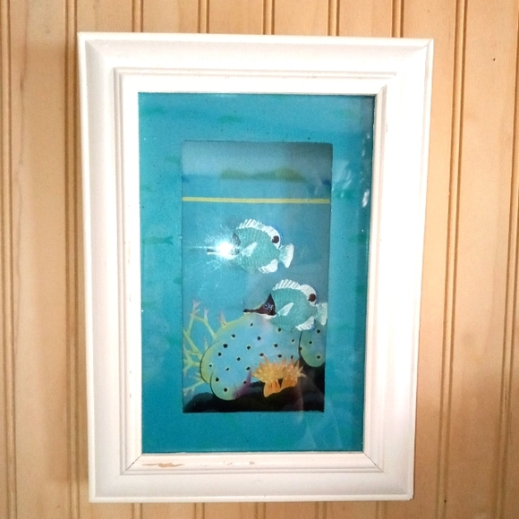 Accents Vintage 3d Shadow Box Fish Poshmark